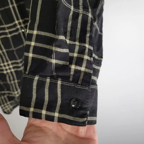 Zara trafaluc women's plaid long sleeve tunic top - Picture 7 of 16